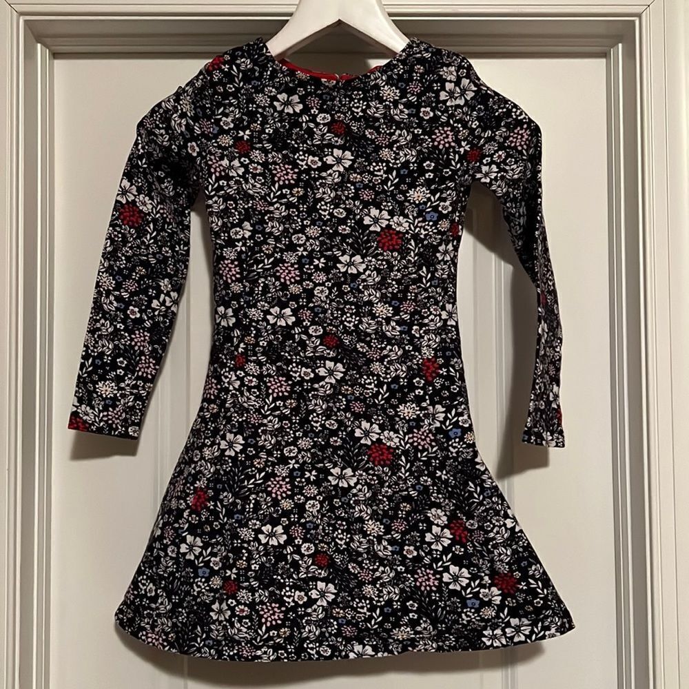 JOULES flare floral print dress. Size 9-10y. EUC.